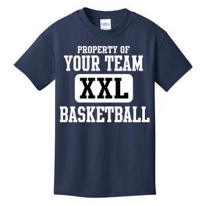 Property Of Your Team XXL Sports Personalize Text Kids T-Shirt