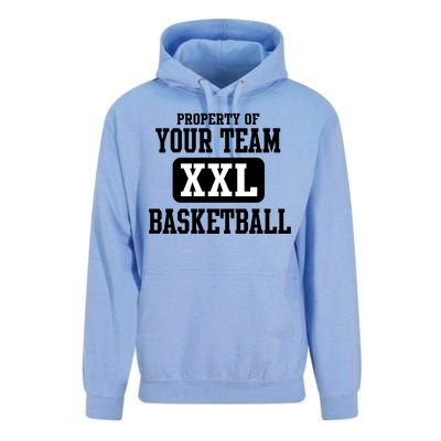 Property Of Your Team XXL Sports Personalize Text Unisex Surf Hoodie