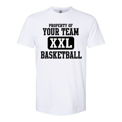 Property Of Your Team XXL Sports Personalize Text Softstyle CVC T-Shirt