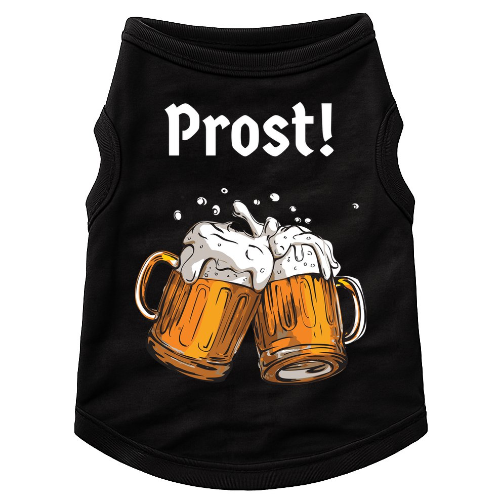 Prost Oktoberfest Beerfest Doggie Tank
