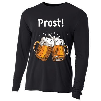 Prost Oktoberfest Beerfest Cooling Performance Long Sleeve Crew