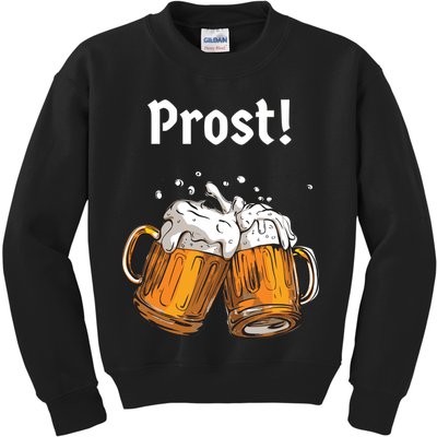 Prost Oktoberfest Beerfest Kids Sweatshirt