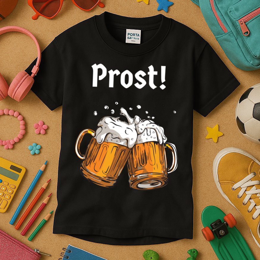 Prost Oktoberfest Beerfest Kids T-Shirt