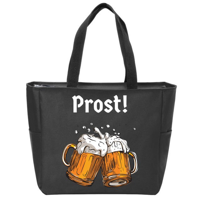 Prost Oktoberfest Beerfest Zip Tote Bag