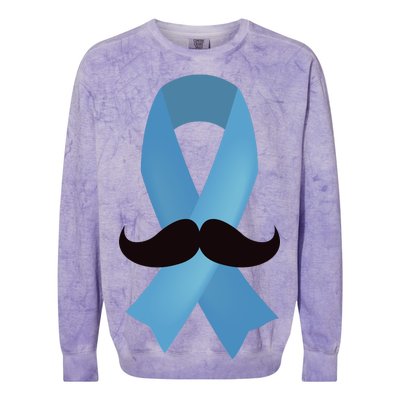 Prostate Awareness Mustache Month Colorblast Crewneck Sweatshirt