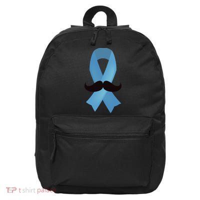 Prostate Awareness Mustache Month 16 in Basic Backpack