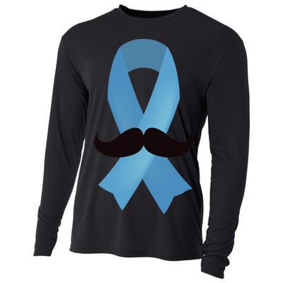 Prostate Awareness Mustache Month Cooling Performance Long Sleeve Crew