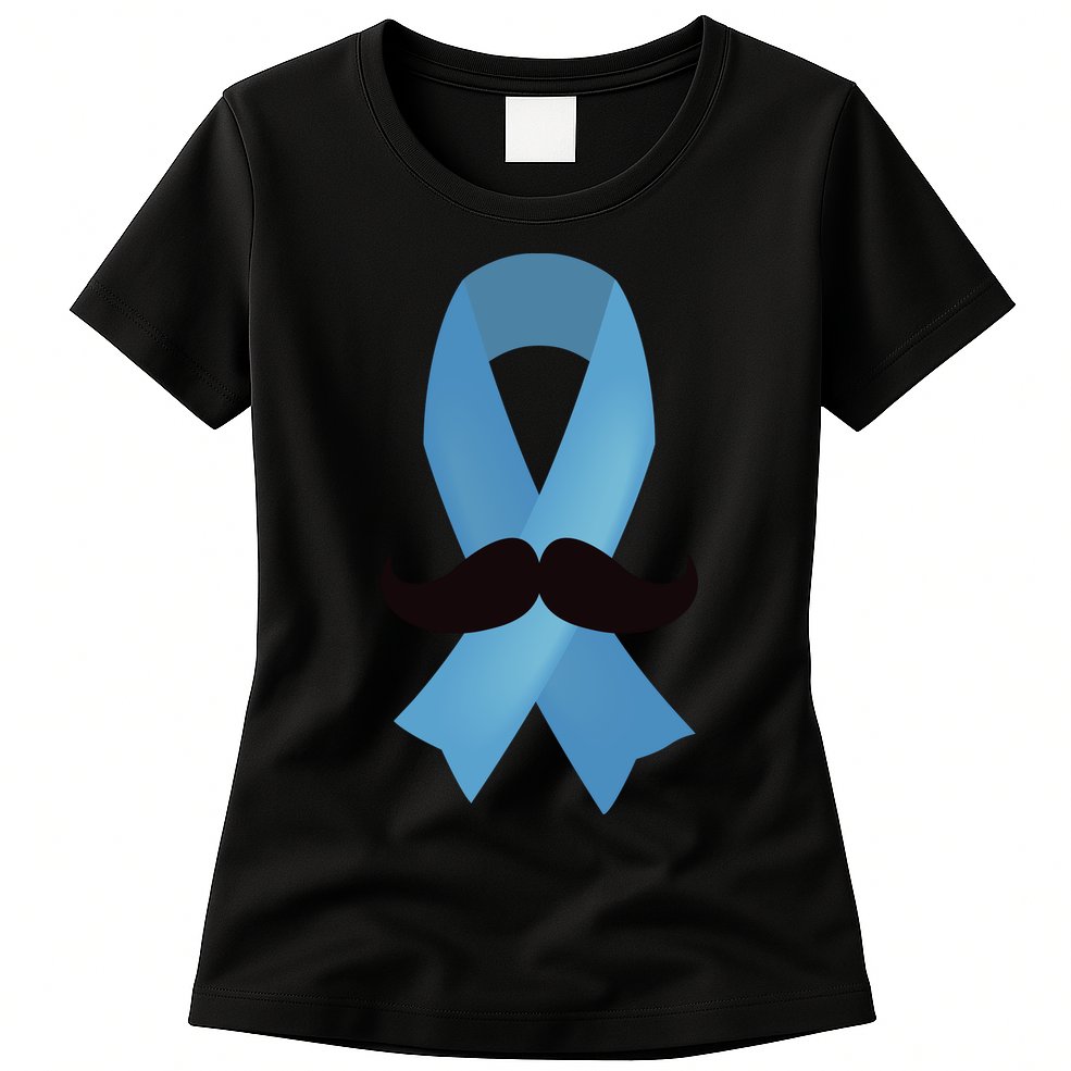 Prostate Awareness Mustache Month Womens T-Shirt