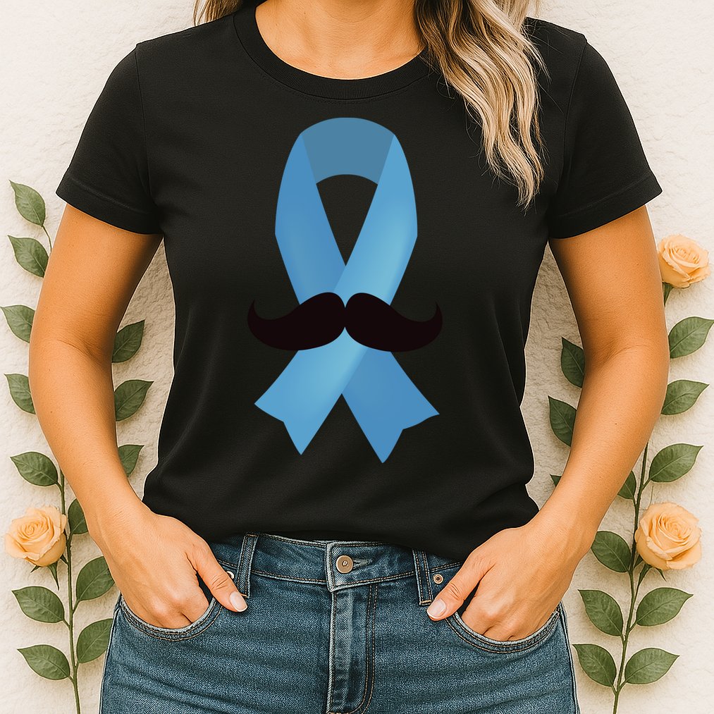 Prostate Awareness Mustache Month Womens T-Shirt