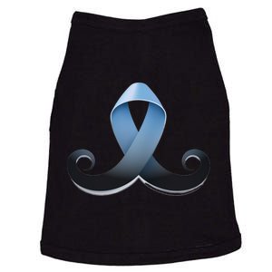 Prostate Awareness Ribbon Mustache Doggie Tank