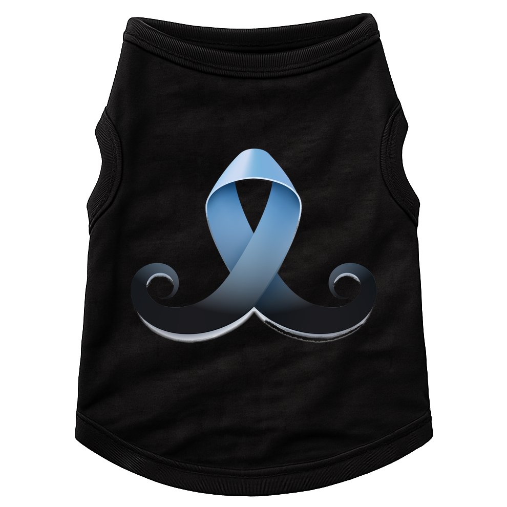 Prostate Awareness Ribbon Mustache Doggie Tank