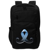 Prostate Awareness Ribbon Mustache Impact Tech Backpack