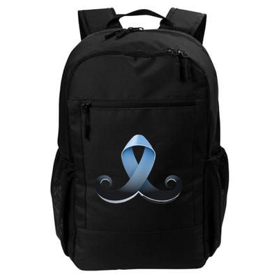 Prostate Awareness Ribbon Mustache Daily Commute Backpack