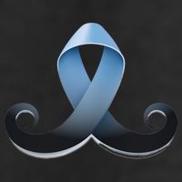 Prostate Awareness Ribbon Mustache Adult Drive Performance Visor