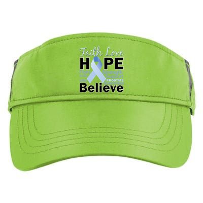 Prostate Cancer Awareness Faith Hope Adult Drive Performance Visor