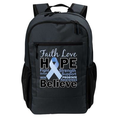 Prostate Cancer Awareness Faith Hope Daily Commute Backpack