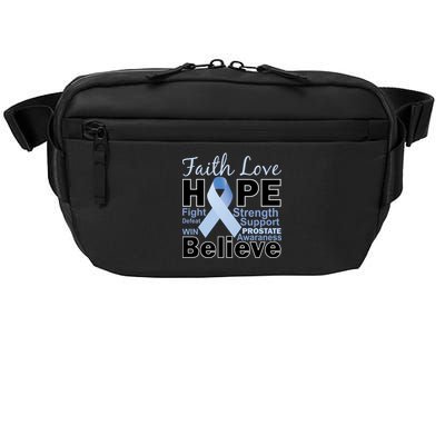 Prostate Cancer Awareness Faith Hope Crossbody Pack