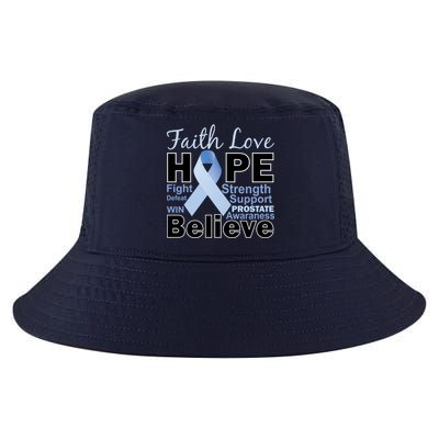 Prostate Cancer Awareness Faith Hope Cool Comfort Performance Bucket Hat