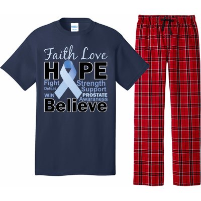 Prostate Cancer Awareness Faith Hope Pajama Set