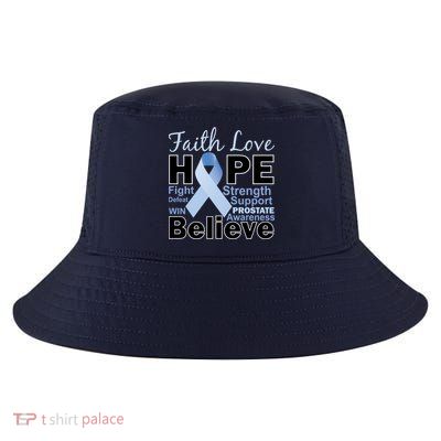Prostate Cancer Awareness Faith Love Hope Cool Comfort Performance Bucket Hat