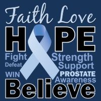 Prostate Cancer Awareness Faith Love Hope Womens Tank Top