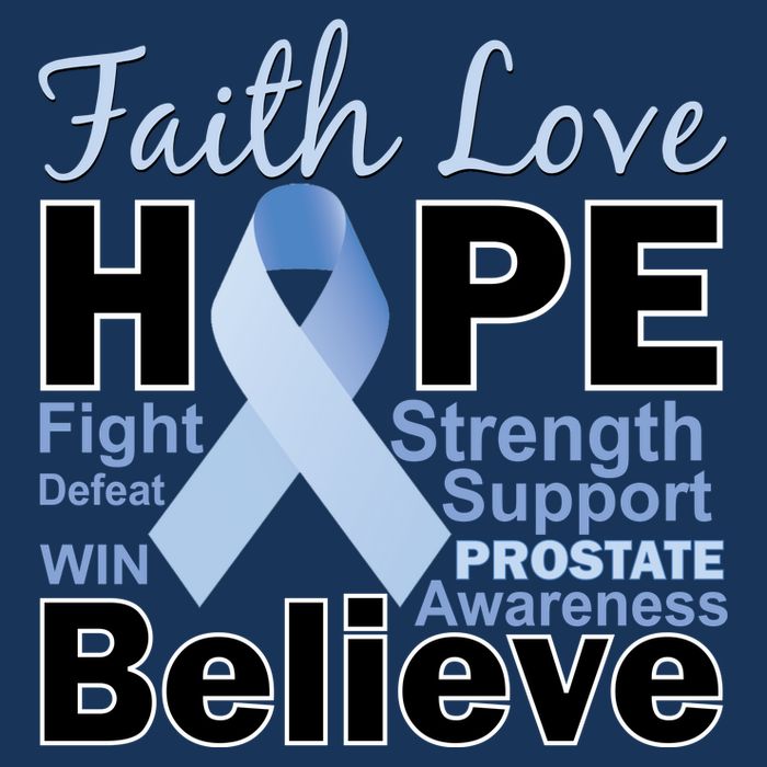 Prostate Cancer Awareness Faith Love Hope Womens Tank Top