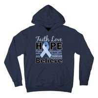 Prostate Cancer Awareness Faith Love Hope Tall Hoodie