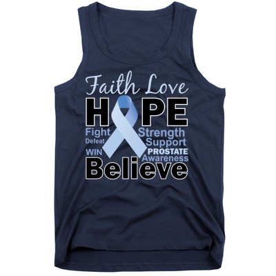 Prostate Cancer Awareness Faith Love Hope Tank Top