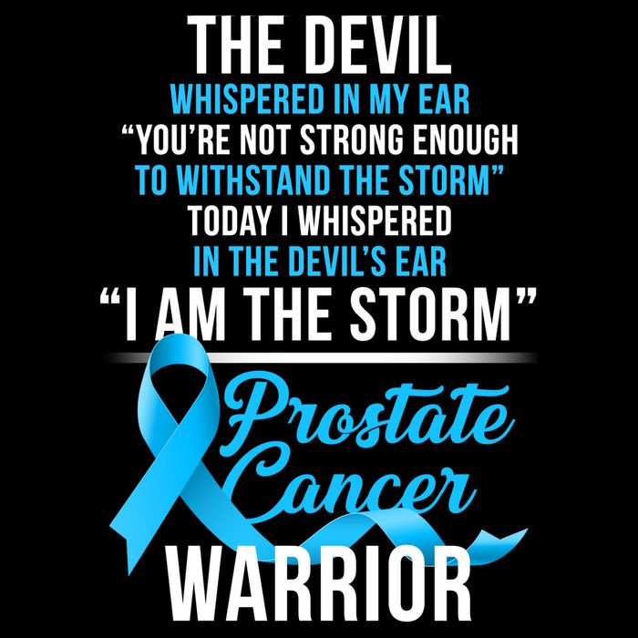 Prostate Cancer Warrior I Am The Storm Drawstring Bag