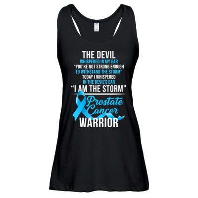 Prostate Cancer Warrior I Am The Storm Ladies Essential Flowy Tank