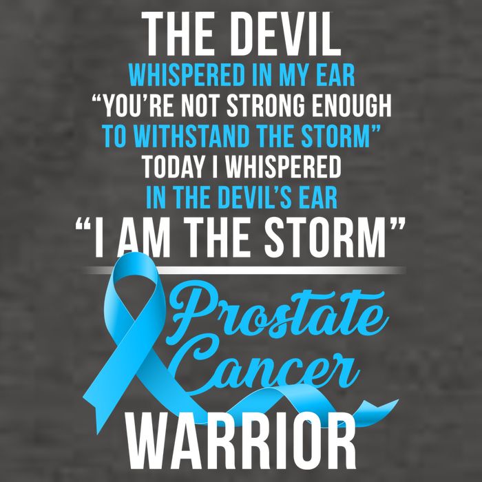 Prostate Cancer Warrior I Am The Storm Vector Backpack
