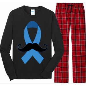 Prostate Mustache Ribbon Long Sleeve Pajama Set