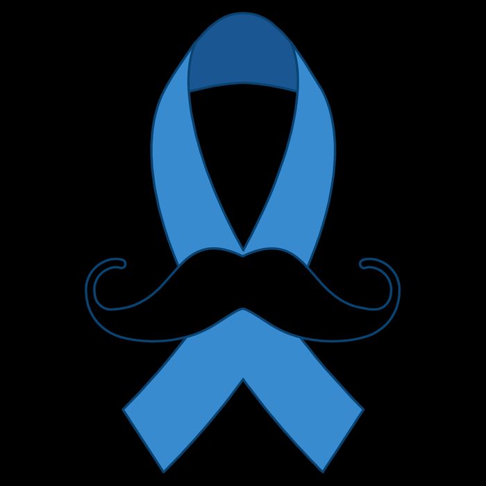 Prostate Mustache Ribbon Cooling Performance Long Sleeve Crew