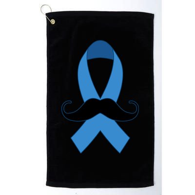 Prostate Mustache Ribbon Golf Towel