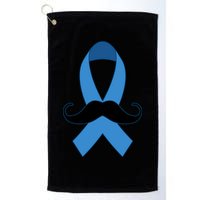 Prostate Mustache Ribbon Golf Towel