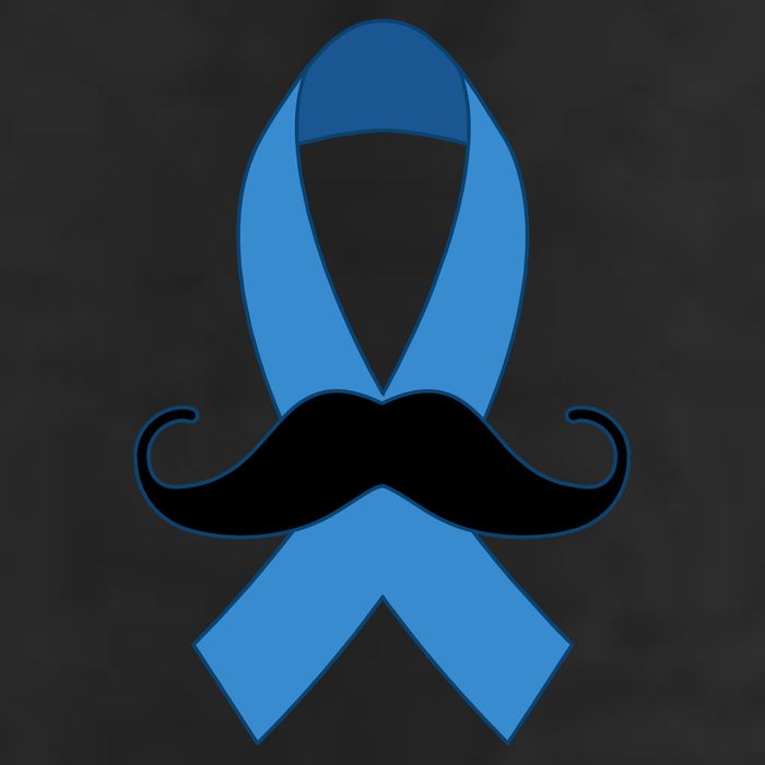 Prostate Mustache Ribbon Golf Towel