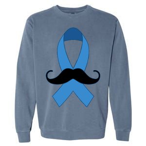 Prostate Mustache Ribbon Garment-Dyed Sweatshirt