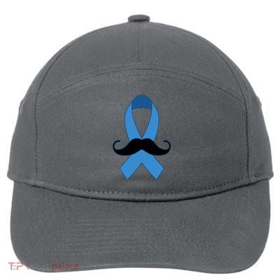 Prostate Mustache Ribbon 7-Panel Snapback Hat