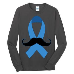 Prostate Mustache Ribbon Tall Long Sleeve T-Shirt