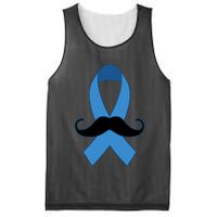 Prostate Mustache Ribbon Mesh Reversible Basketball Jersey Tank