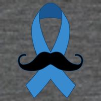 Prostate Mustache Ribbon Baby Bodysuit