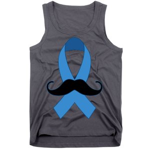 Prostate Mustache Ribbon Tank Top