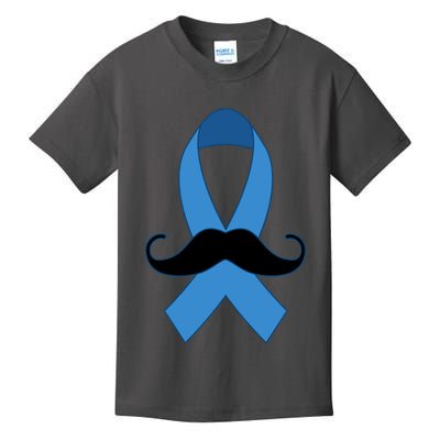 Prostate Mustache Ribbon Kids T-Shirt