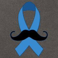 Prostate Mustache Ribbon Cotton Canvas Backpack