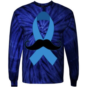 Prostate Mustache Ribbon Tie-Dye Long Sleeve Shirt