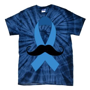 Prostate Mustache Ribbon Tie-Dye T-Shirt