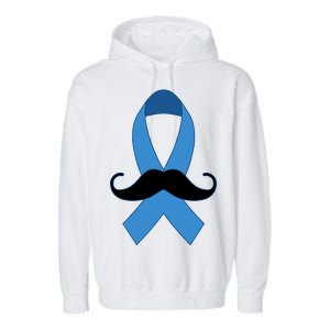 Prostate Mustache Ribbon Garment-Dyed Fleece Hoodie