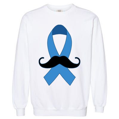Prostate Mustache Ribbon Garment-Dyed Sweatshirt