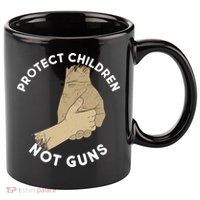 Protect Children Not Guns 11oz C Handle Ceramic Mug