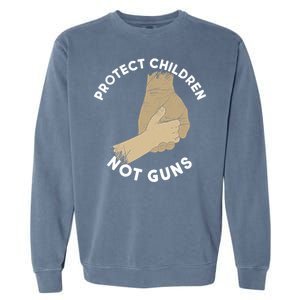 Protect Children Not Guns Garment-Dyed Sweatshirt